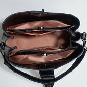 Vegan Leather Bucket Shoulder Bag