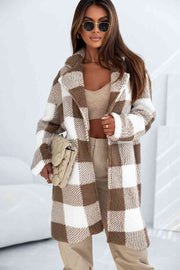 Plaid Longline Coat