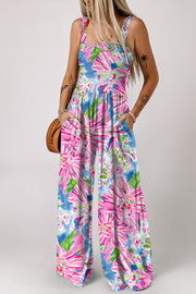 Floral Jumpsuit with Pockets
