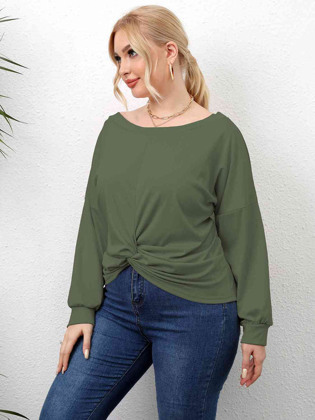 Plus Size Twisted T-Shirt