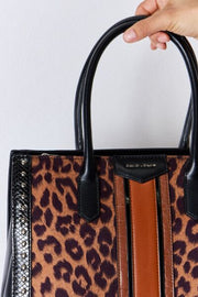Leopard Rivet Handbag