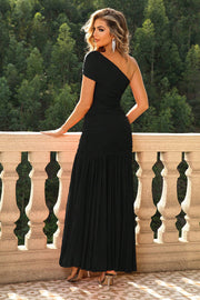 One-Shoulder Maxi Dress