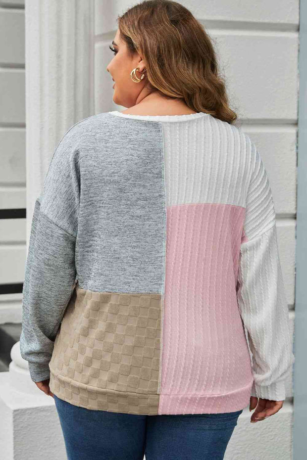Plus Size Long Sleeve Top