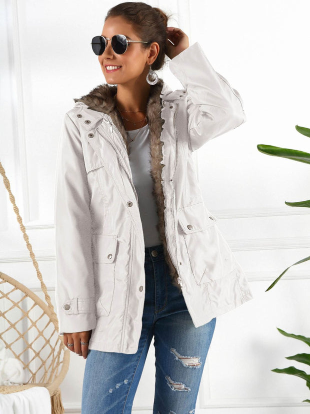 Hooded Jacket with Detachable Liner