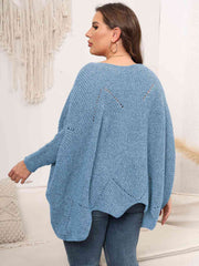Plus Size Batwing Sleeve Sweater