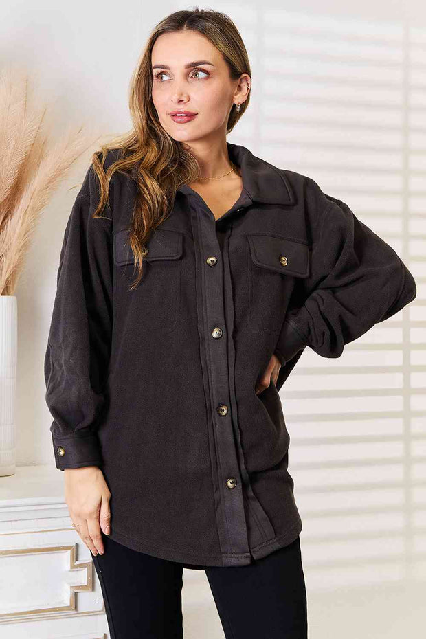 Full-Size Button-Down Jacket