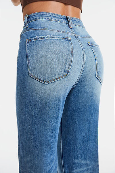 Full Size Ultra High-Waist Bootcut Jeans