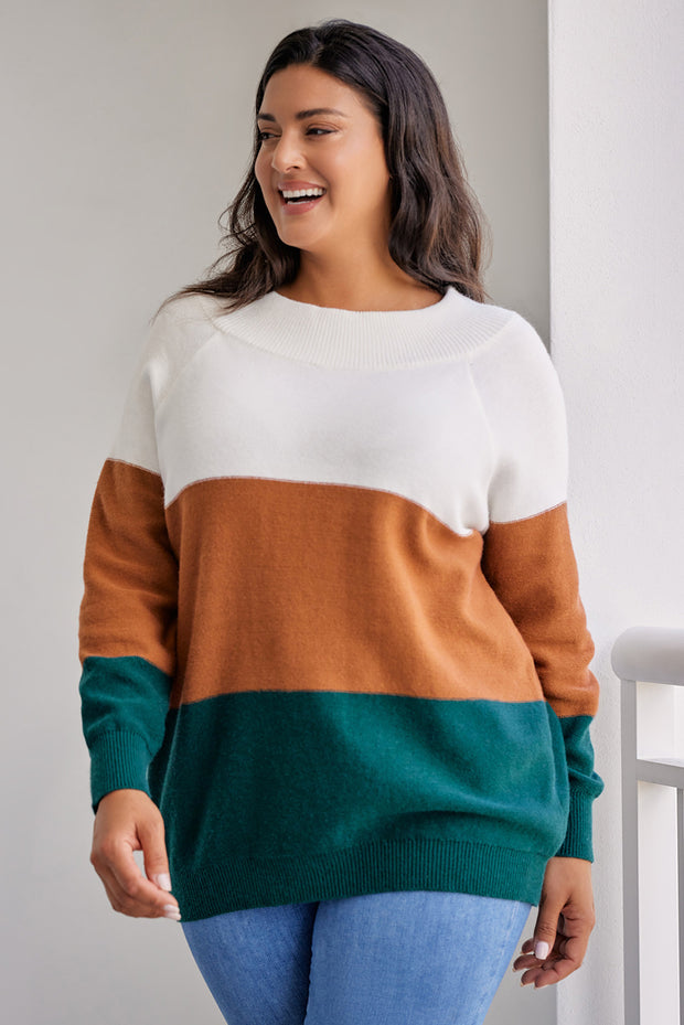 Plus Size Long Sleeve Sweater