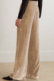 Loose Fit High Waist Wide Long Pants with Pockets