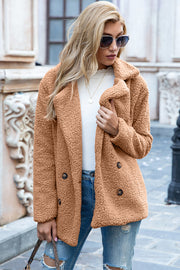 Sherpa Double Breasted Coat