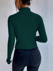Cutout Turtleneck Sweater