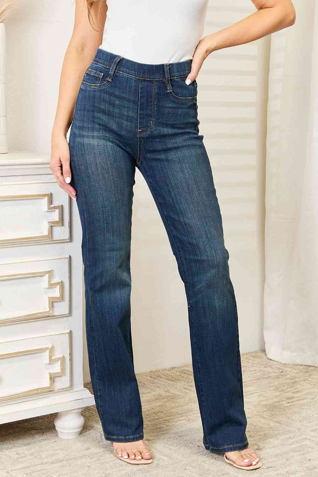 Full Size Slim Bootcut Jeans