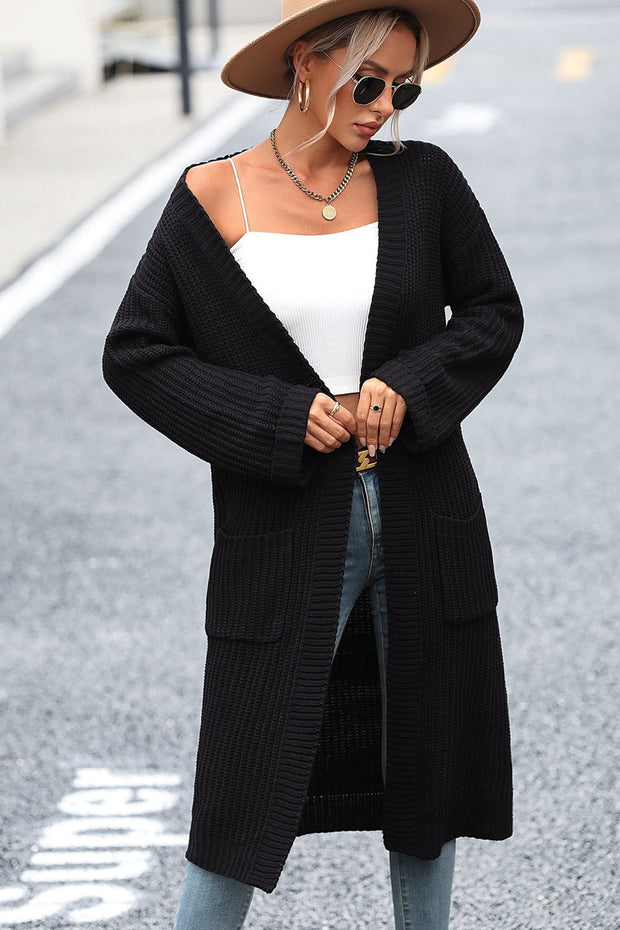 Long Sleeve Cardigan with Pockets
