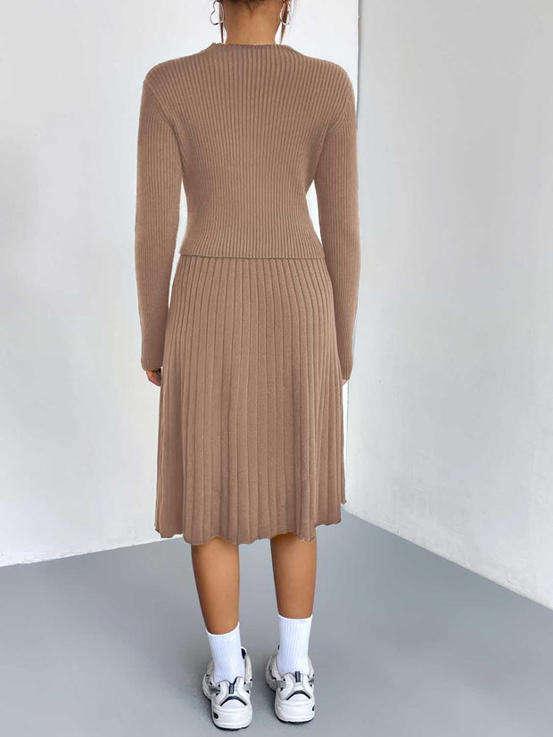 Sweater and Skirt Set