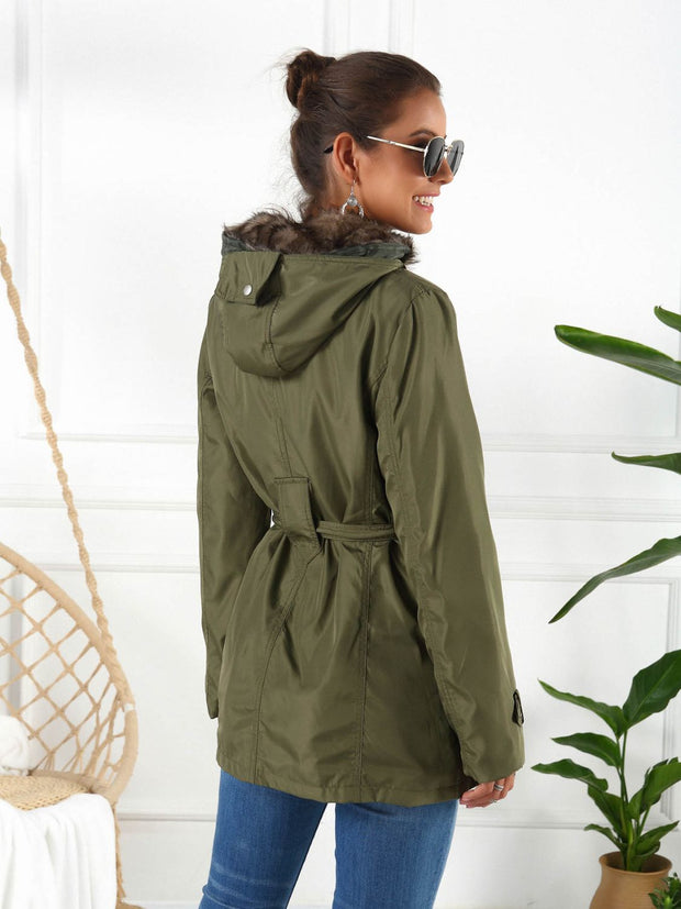 Hooded Jacket with Detachable Liner