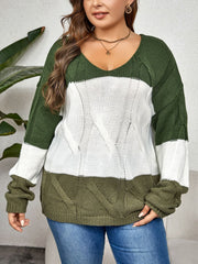 Plus Size Long Sleeve Sweater