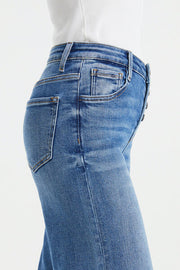 Full Size High Waist Button-Fly Jeans