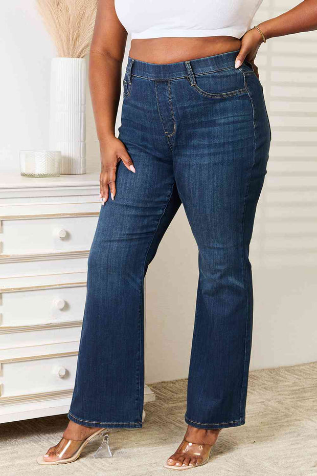 Full Size Slim Bootcut Jeans