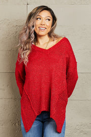 Full Size Knit Sweater