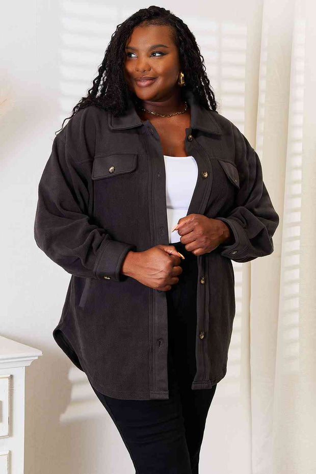 Full-Size Button-Down Jacket