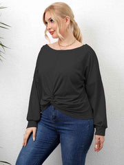 Plus Size Twisted T-Shirt