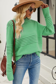 Round Neck Long Sleeve Pullover Sweater