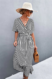 Stripe Midi Dress