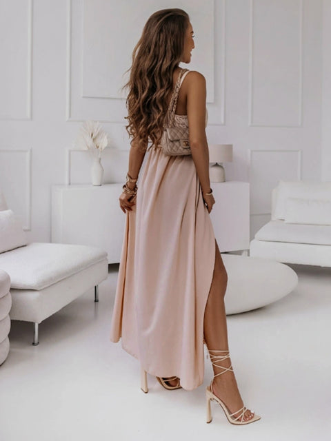 Sleeveless Midi Cami Dress