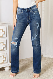 Full Size Mid Rise Bootcut Jeans