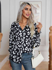 Printed Collar Neck Shirt