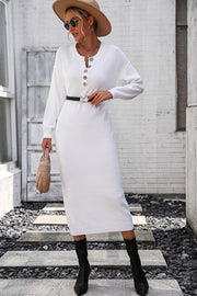 Button-Down Midi Dress