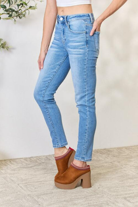 Full Size Mid Rise Skinny Jeans