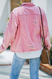 Distressed Denim Jacket