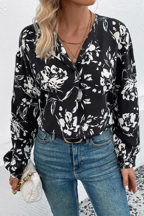 Floral Long Sleeve Top