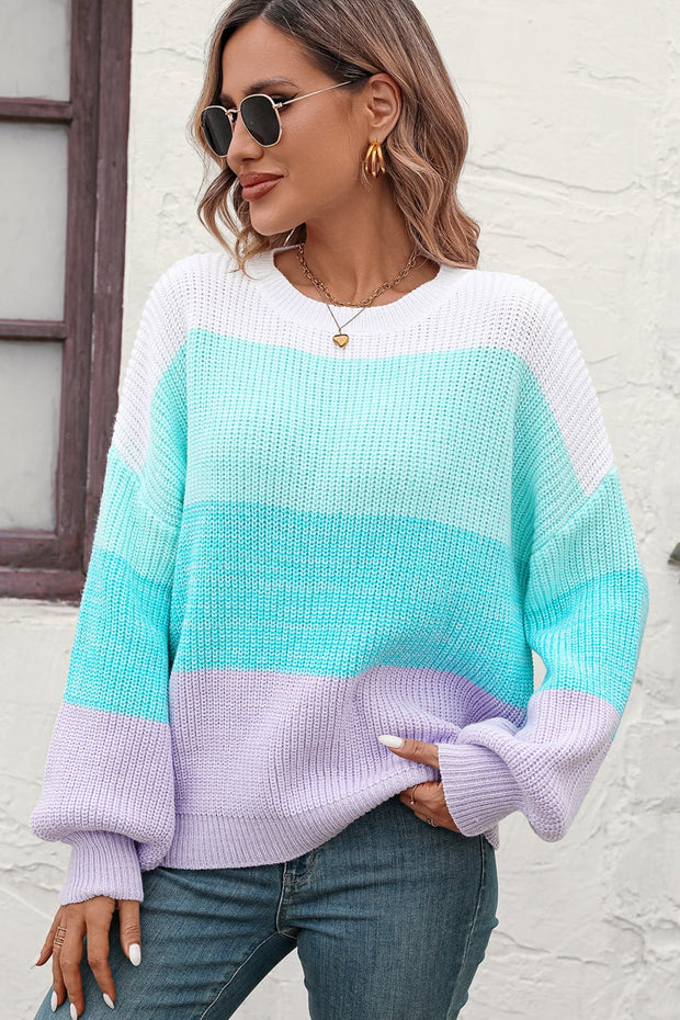 Round Neck Pullover Sweater