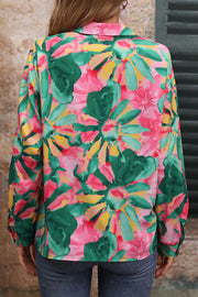 Floral Print Long Sleeve Shirt