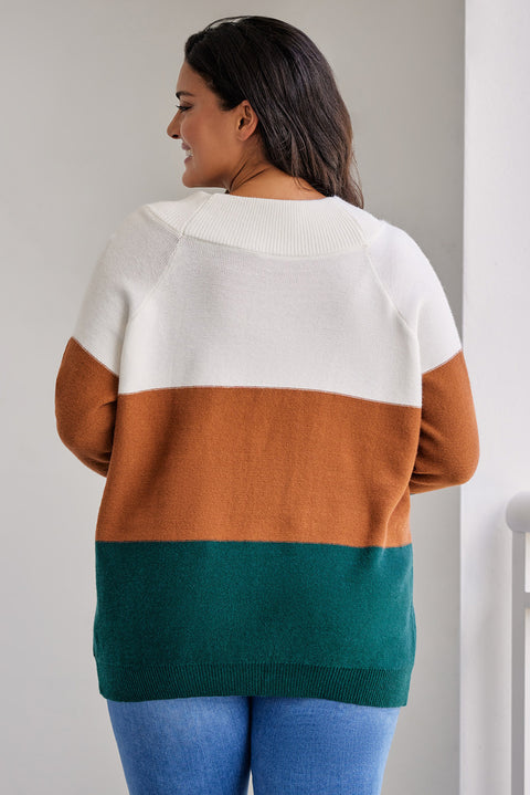 Plus Size Long Sleeve Sweater