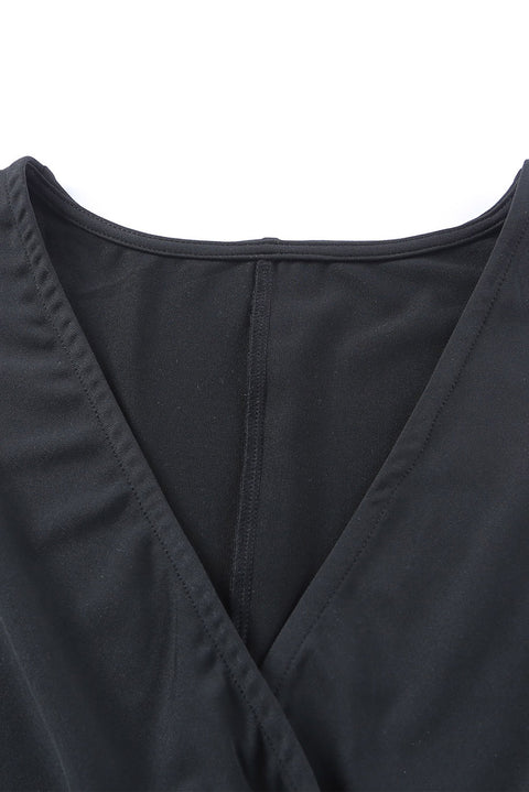 Three-Quarter Sleeve Jumpsuit