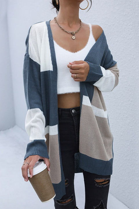 Color Block Cardigan