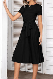 Belted Tee Dress