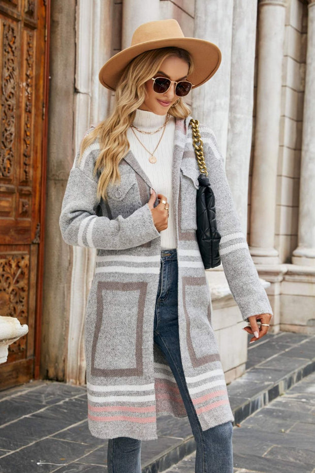 Hooded Longline Cardigan