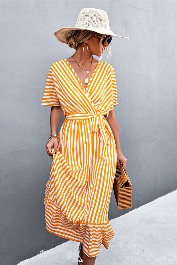 Stripe Midi Dress