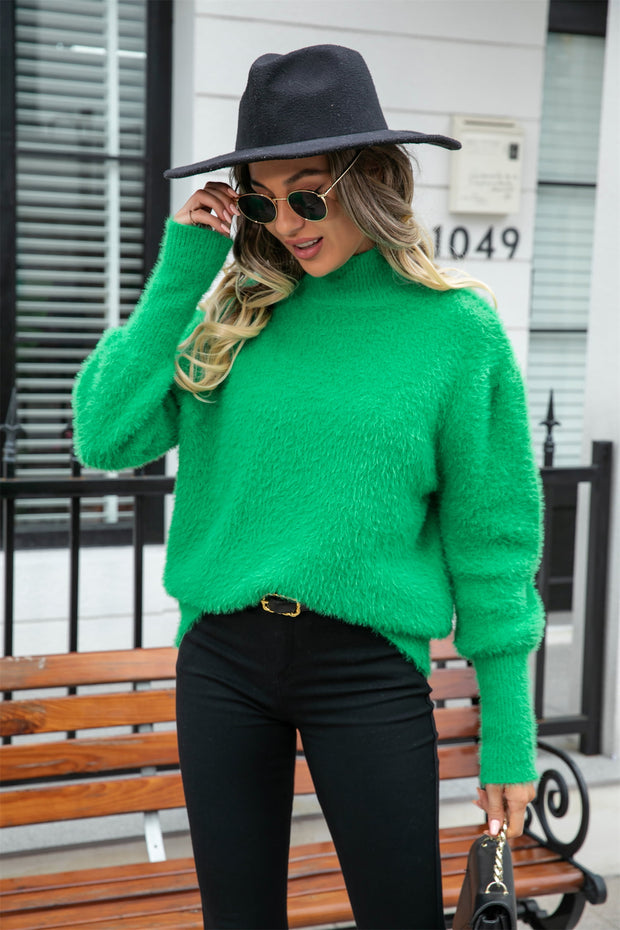 Turtle Neck Long Sleeve Sweater