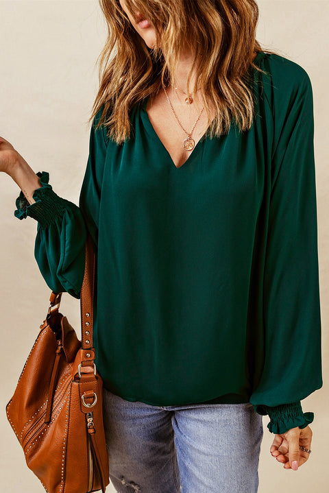 Lantern Sleeve Blouse