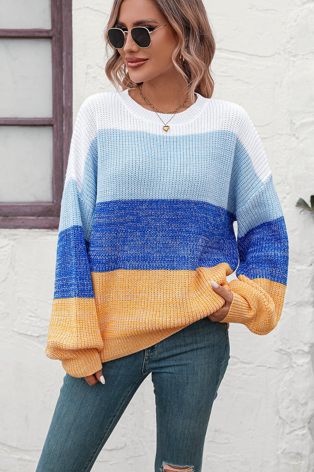 Round Neck Pullover Sweater