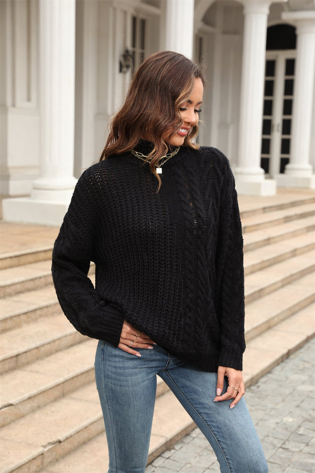 Turtleneck Long Sleeve Sweater