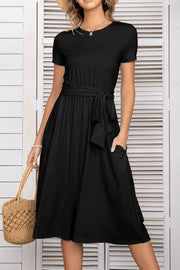 Belted Tee Dress