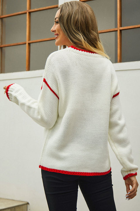 Round Neck Long Sleeve Sweater