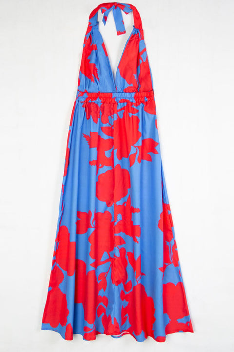 Halter Neck Maxi Dress