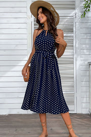 Polka Dot Midi Dress